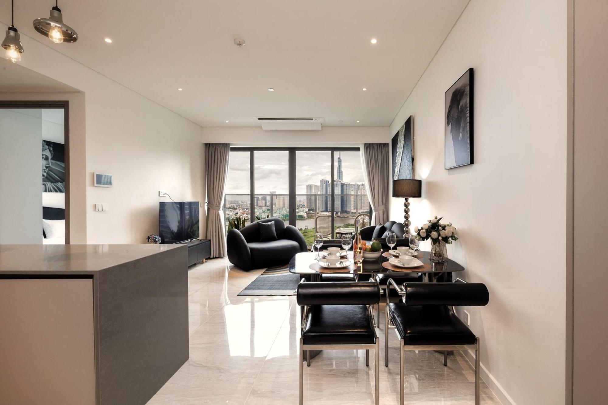 The Opera Apartment Cental Saigon Free Pool-Gym-Sauna Room- Golf Mini Ho Chi Minh-staden Exteriör bild